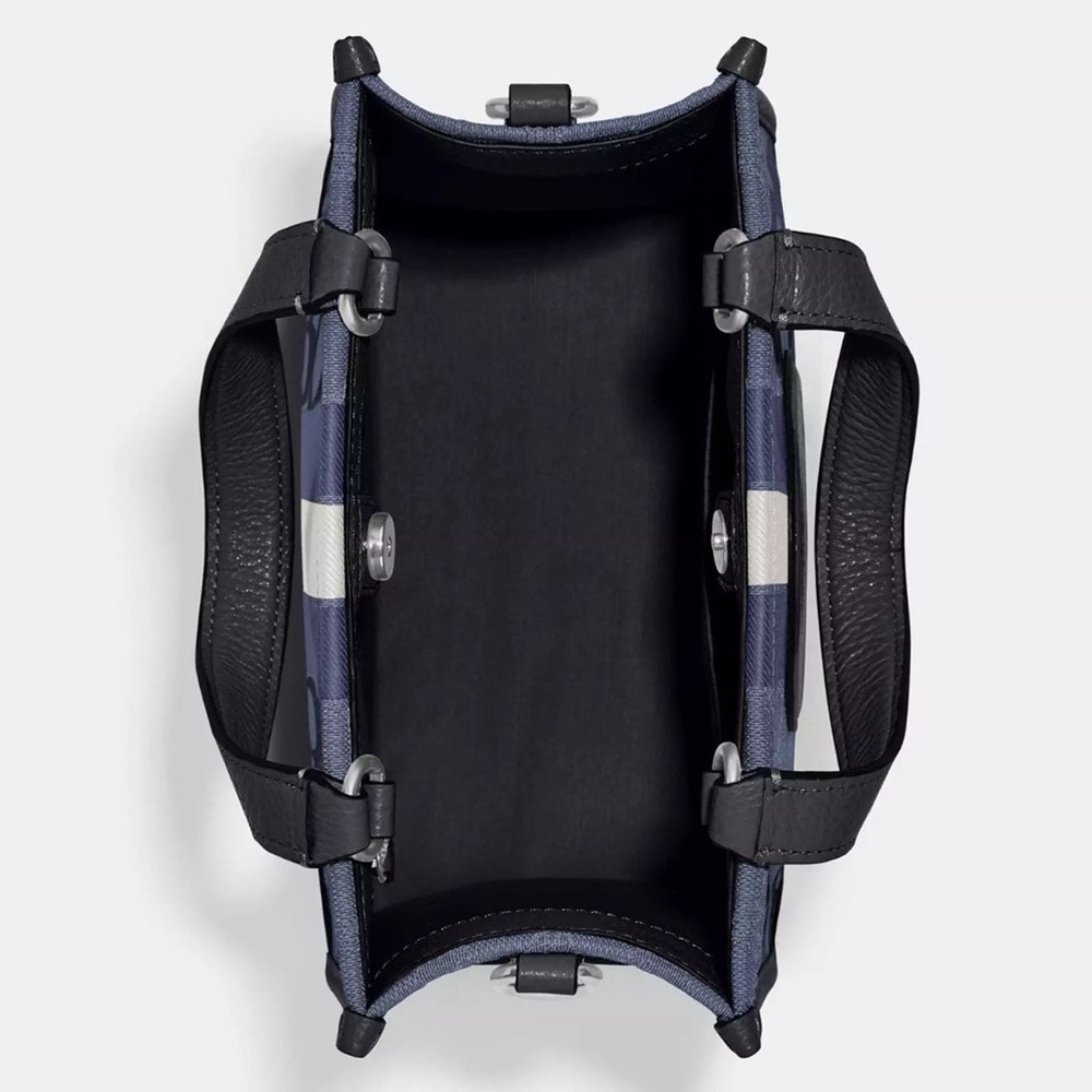 NWT💃Coach Dempsey Tote Bag 22 In Signature Jacquard With Stripe And Coach Patch - Picture 4 of 13